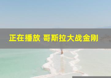 正在播放 哥斯拉大战金刚